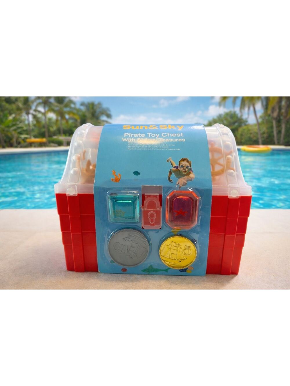 Play Day Treasure Chest Set Water Toy